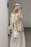 MUTEDANCE striped flower dye jacket MD22FW53 PM53